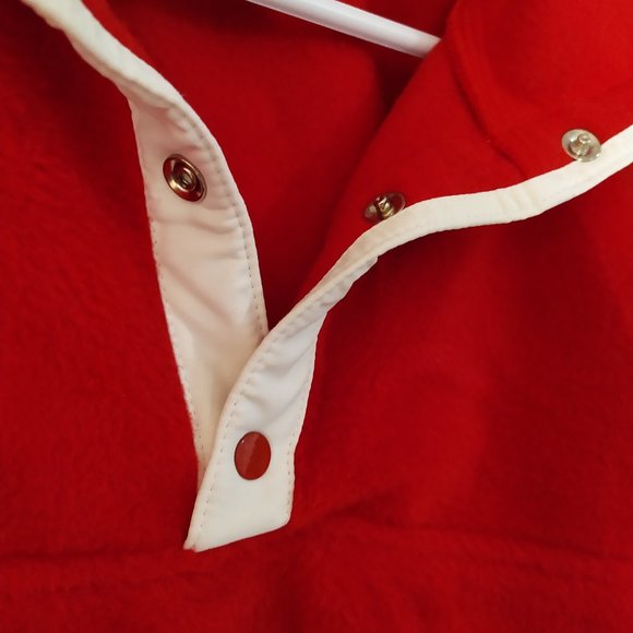 deadstock vintage synchilla-style fleece pullover Lipton Red Rose Herbal Tea - Picture 4 of 6